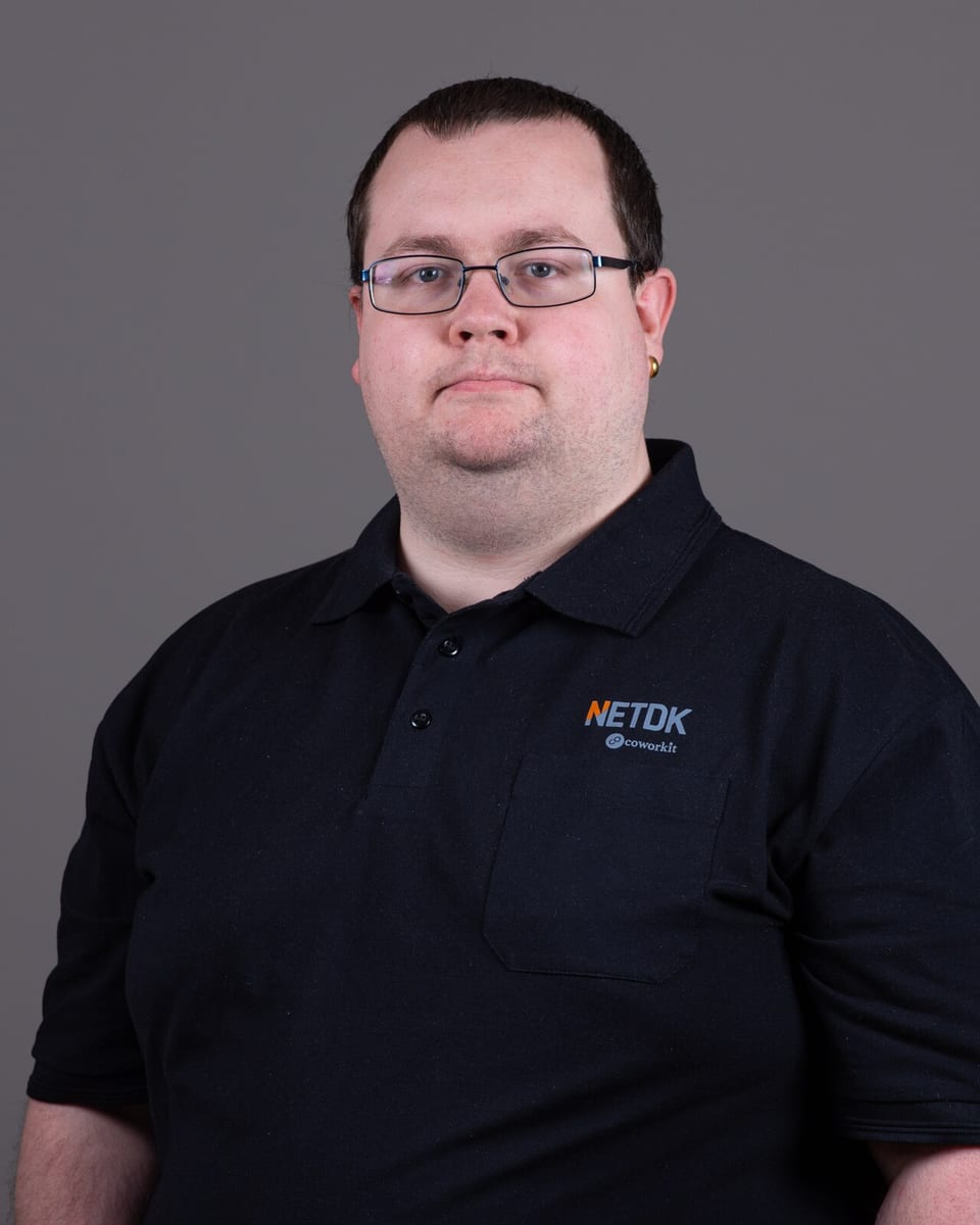 Martin, IT-sikkerhedskonsulent hos Netdk