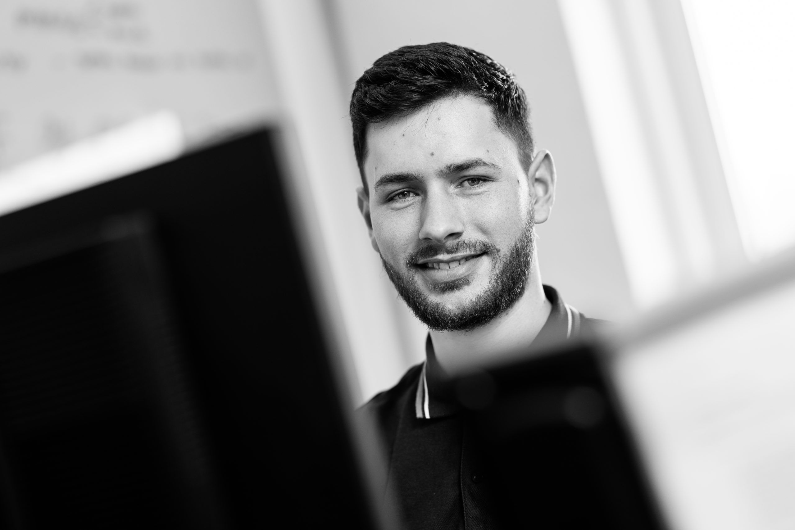 Netdk tekniker på kontoret
